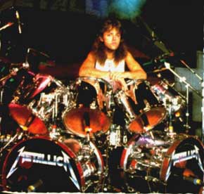 Lars Ulrich on stage