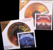 Master of puppets and Ride the lightning gold CDs from DCC