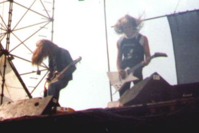 Metallica, donnington festival, england 1985