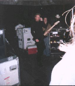 Metallica backstage