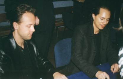 Metallica, Kirk Hammett and Lars Ulrich